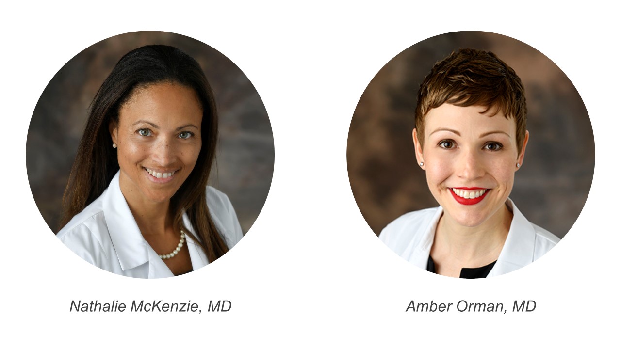 Amber Orman and Nathalie McKenzie